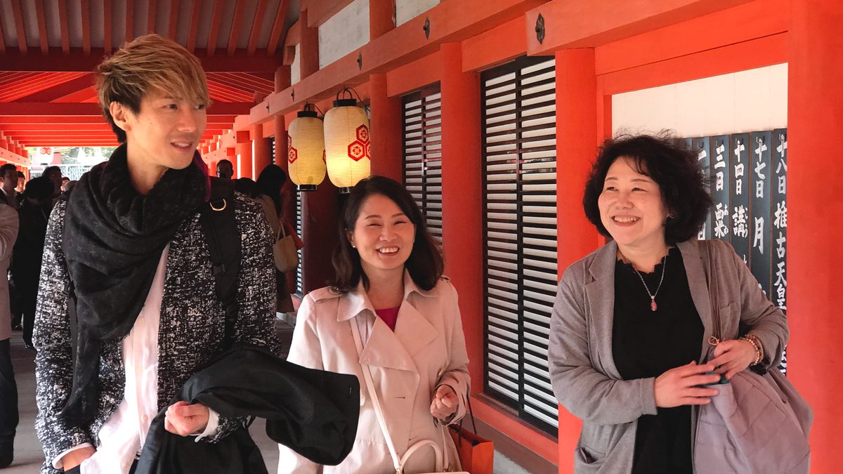 旅先での自然な会話